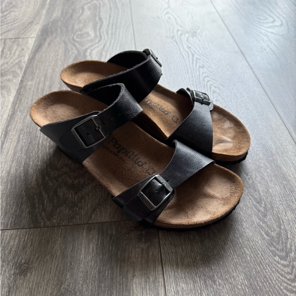Kids Black Sandals